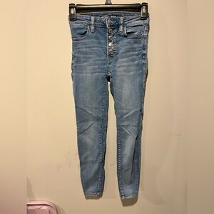 American eagle skinny jeans 5 button fly